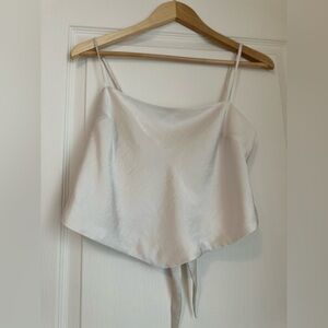 Aritzia Sunday Best- satan silky top